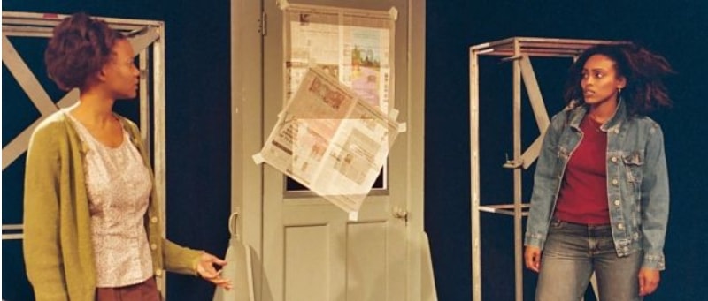Antu Yacob with Zuri Alexander in Edward Allen Baker's Rosemary with Ginger — Rutgers Theater Company