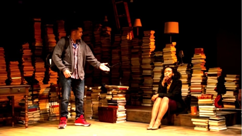 Rafael Poueriet and Antu Yacob in The Assignment at Luna Stage