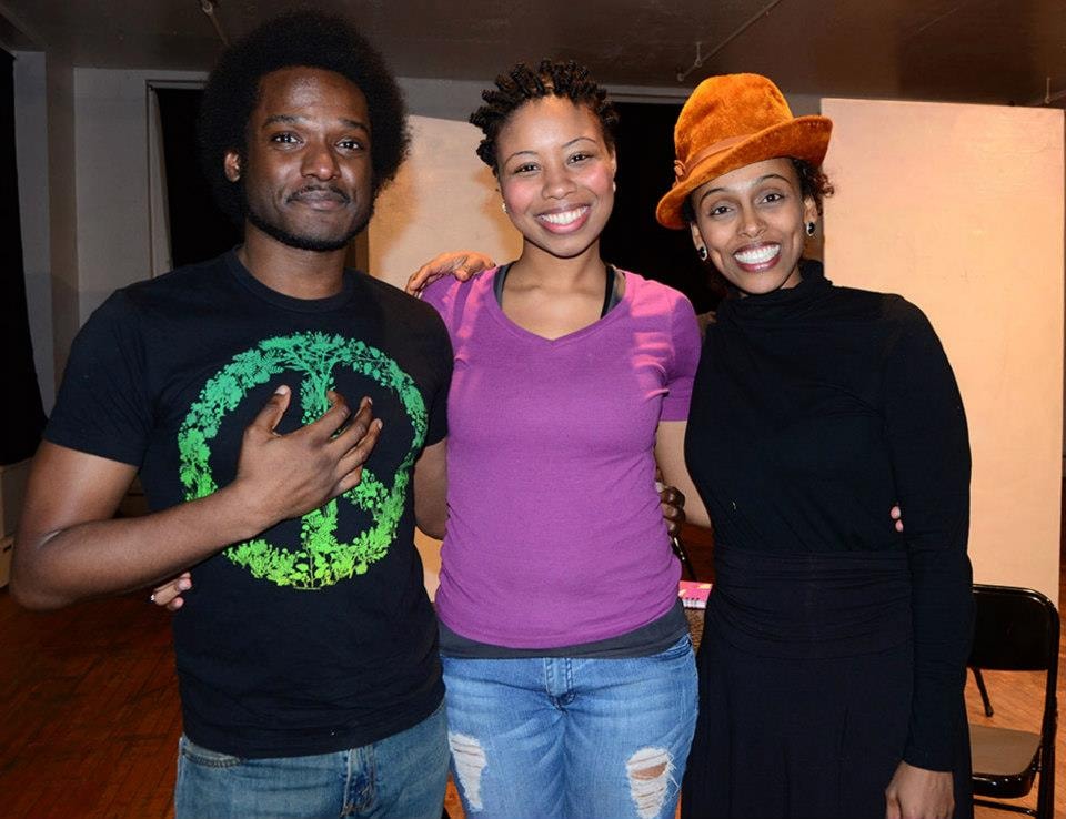 Kena Anae, Jevonnah Mayo and Antu Yacob at The Firsts Opening Night