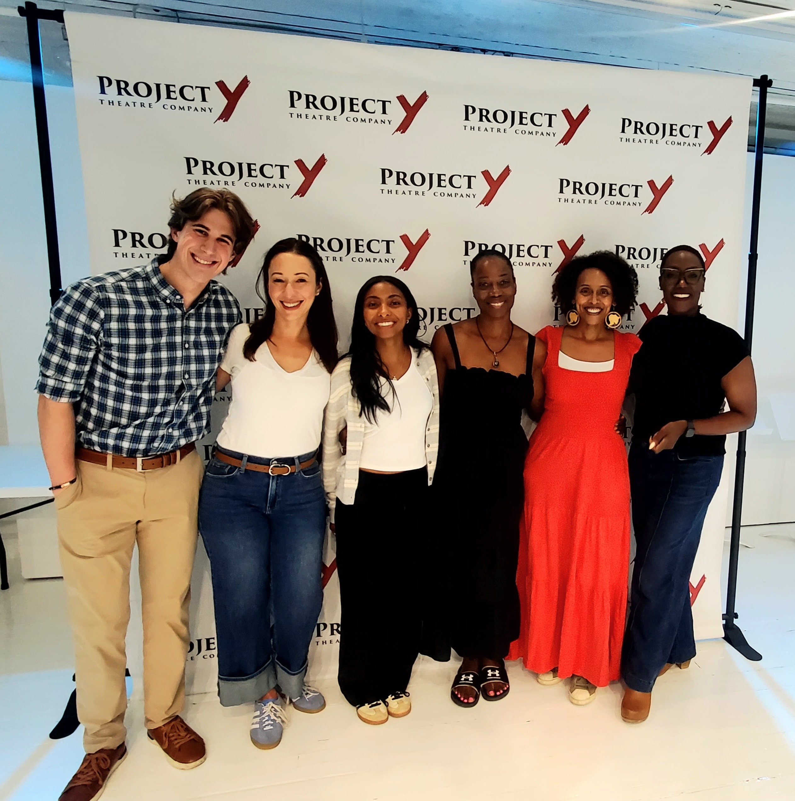 Cast of Project Y Theatre's reading of The Remember by Antu Yacob