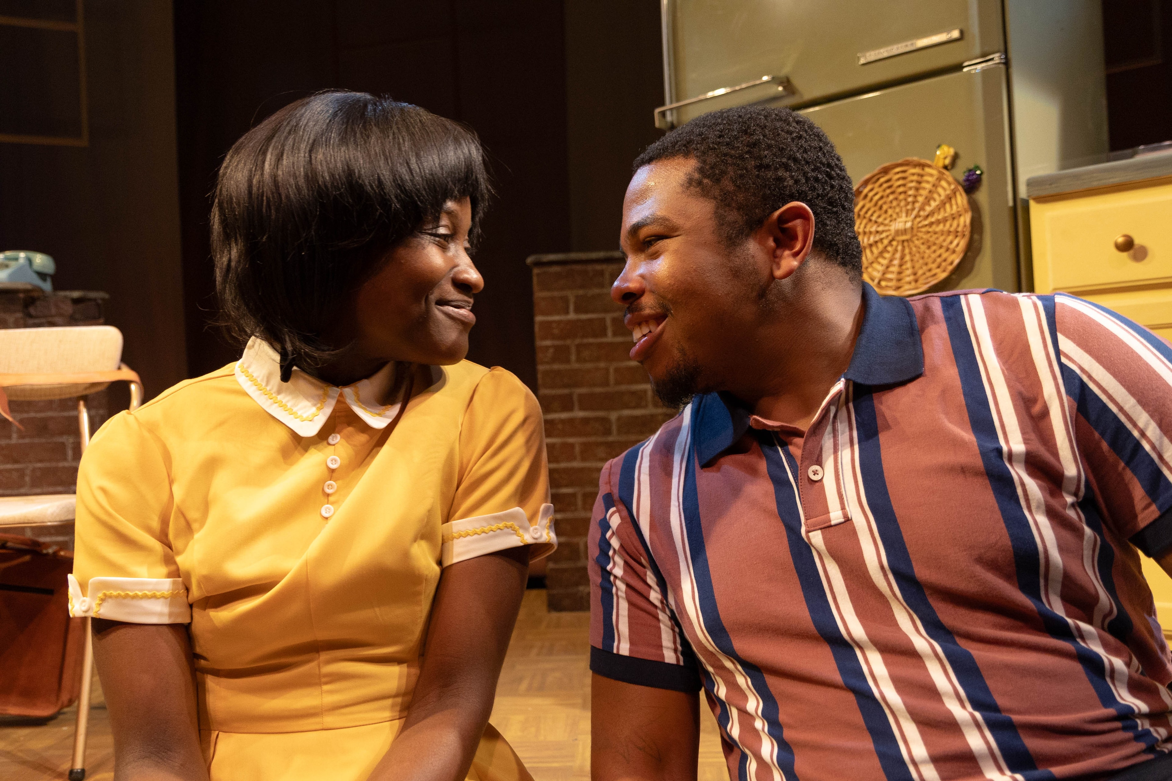 Satchel Williams as Faye Ann and Travoye Joyner as Michael in On My Deen